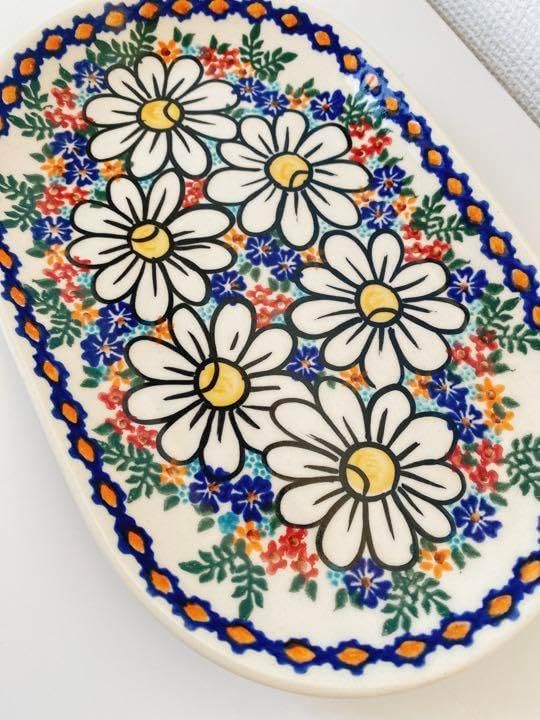 ポーリッシュポタリー ポーランド食器 大皿 オーバル皿 セット ポーリッシュポタリー ポーランド食器 大皿 オーバル皿 セット ポー